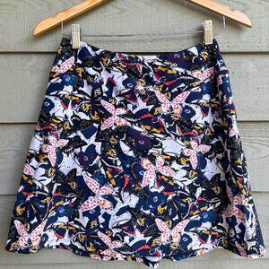 Foray Golf Butterfly Print Performance Skort M Tall Built-In Shorts
